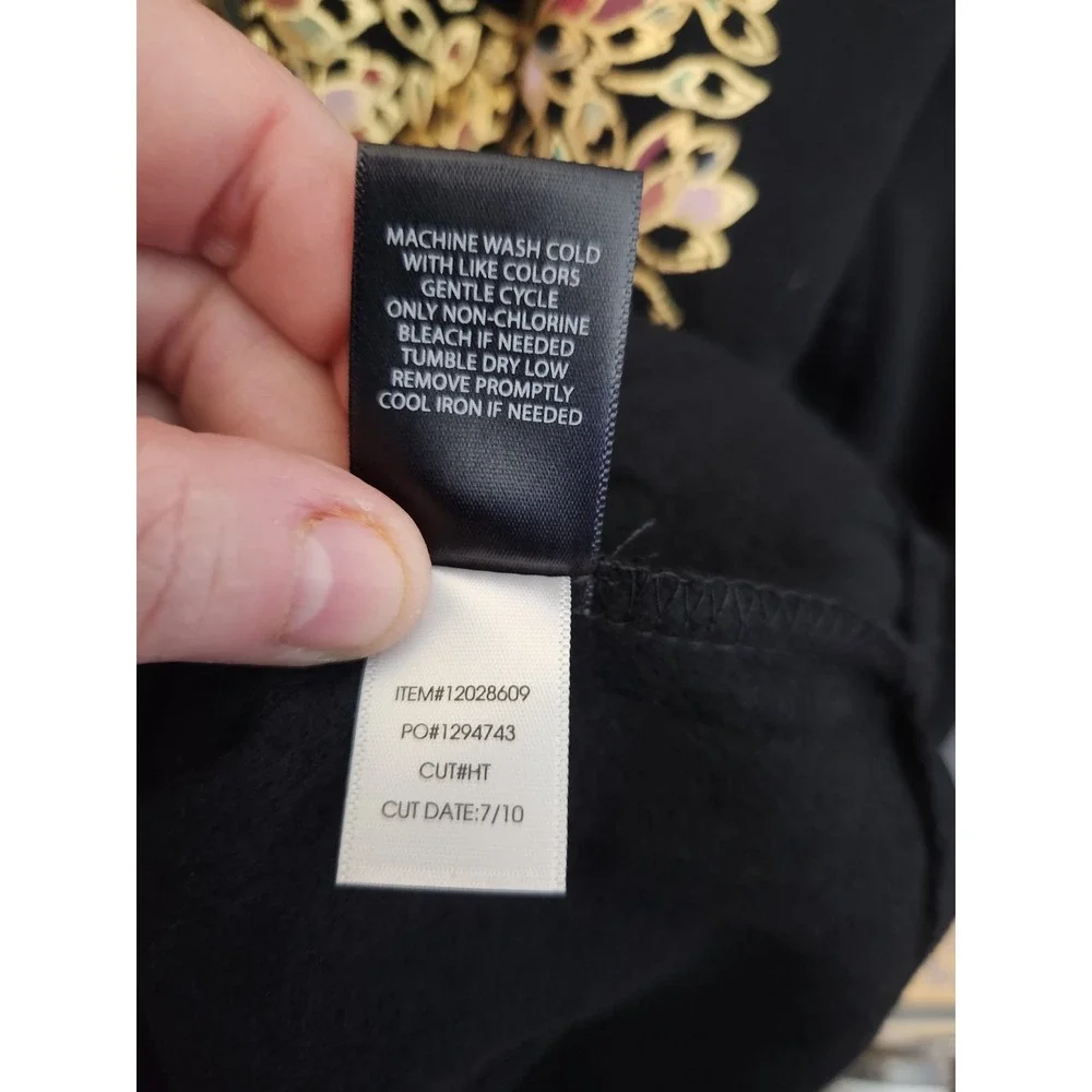 Torrid Tunic Sweatshirt Bless This Mess Black Graphic Print Fall Spirit 2X‎ NWT